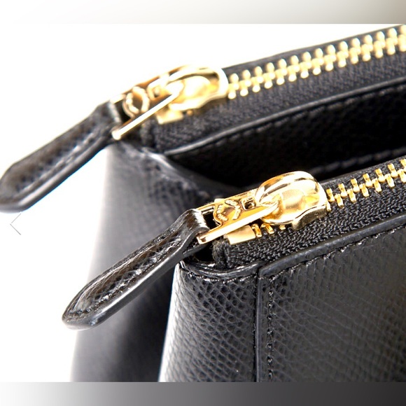 Coach Mini Christie Carryall • F36704 •Black Crossgrain Leather (No Strap) - Picture 7 of 16
